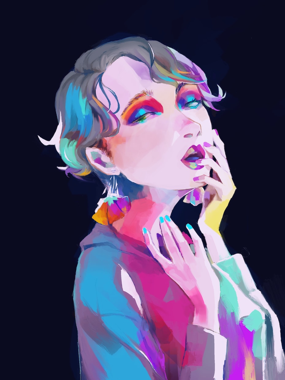 カラフルで個性的なあなたのためのイラスト作成します カラフルで個性的な世界観が好きな方へ イメージ4
