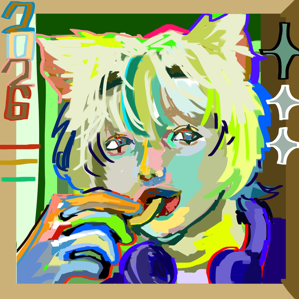 あなたの好きを詰め込んだアイコンを作ります 好きな色やモチーフを詰め込んだ、あなただけの一枚 イメージ2