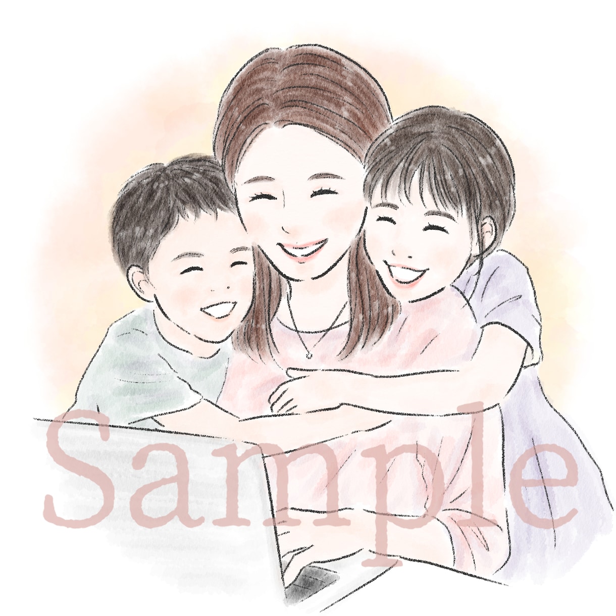 丁寧な手描きアイコンイラスト作成します 写真から似顔絵OK｜SNS・ブログ・LINEに使えるアイコン イメージ2