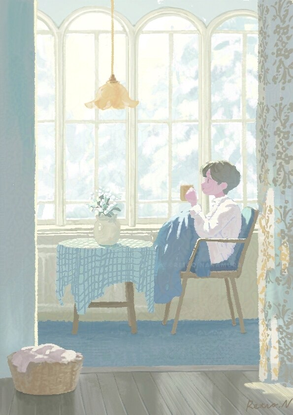 絵本のような背景有りイラスト描きます 室内・描き込みの多い野外など！ イメージ5