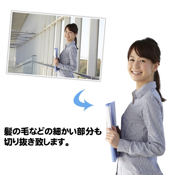 面倒な画像の切り抜きを代行します どんな画像でも対処いたします！お気軽ご相談下さい。 イメージ2