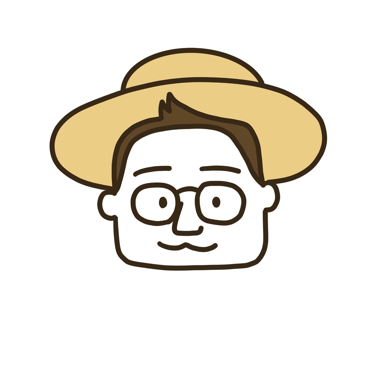 シンプルゆるかわアイコンにぴったりな似顔絵描きます 小さい頃から絵を描いて喜んでもらうのが何より嬉しいです イメージ4