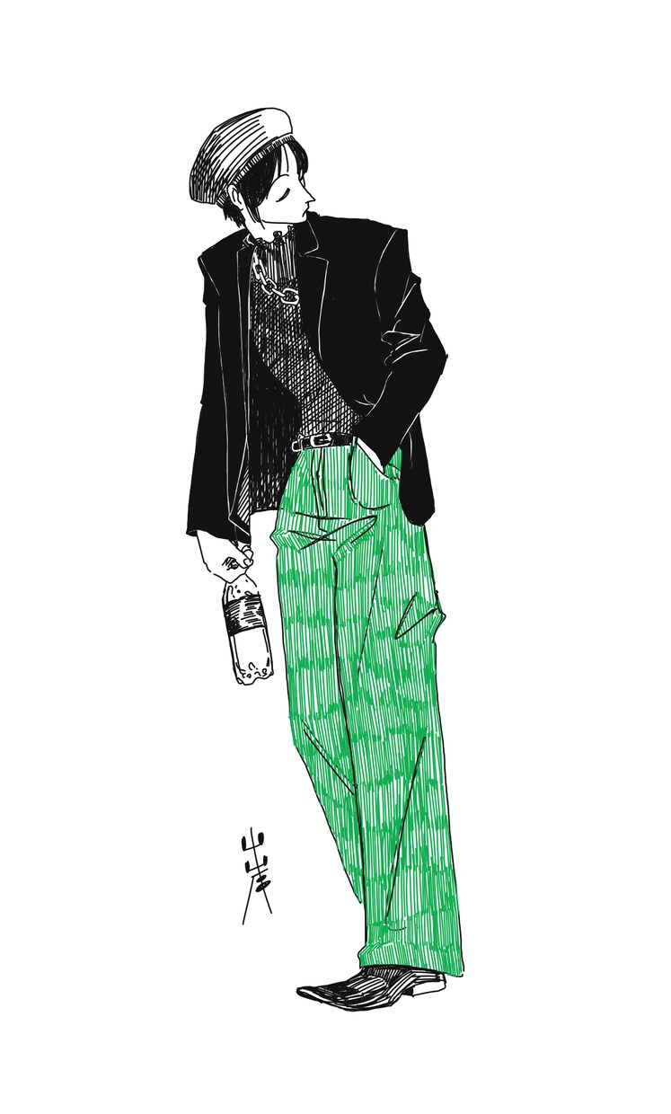 シンプルでかっこいい・おしゃれなイラストを描きます 一枚絵から動画のサムネイルや差分まで。 イメージ5