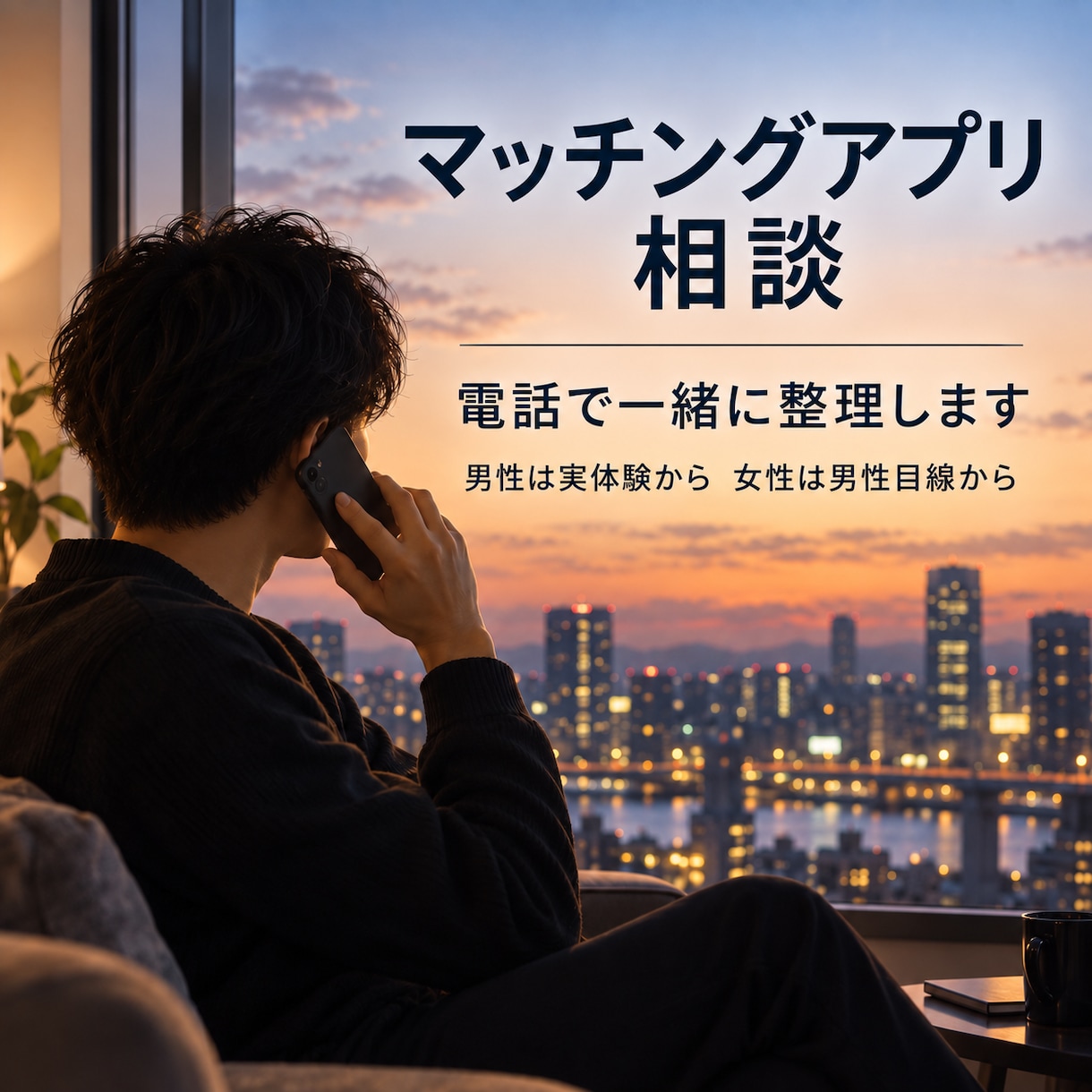 マッチングアプリの悩みを男性目線でお聞きします マチアプで100人以上と会った実体験ベースで一緒に整理します イメージ1