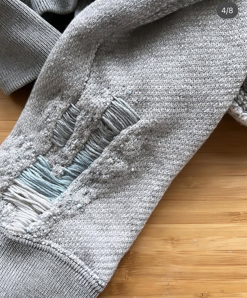 ダーニングリメイク承ります お持ちのお洋服を、ダーニングでリメイクいたします！ イメージ6