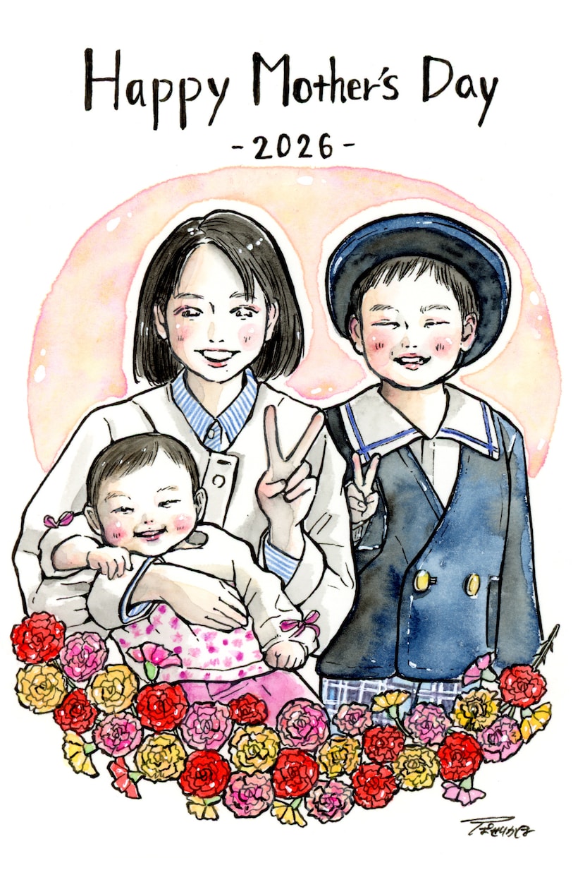 似顔絵ギフトセット◇プレゼント似顔絵描きます ナチュラルフレーム額装＆プレゼントラッピング付きサービスです イメージ7