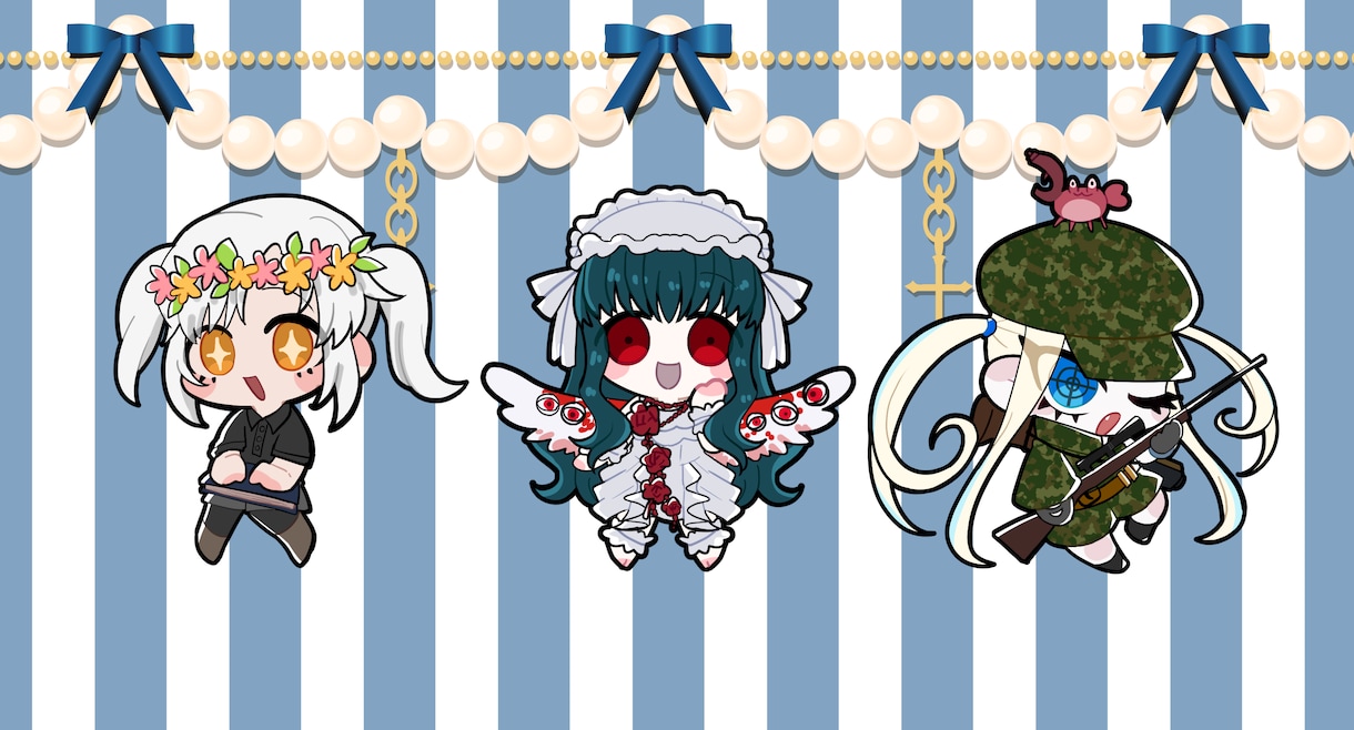 デフォルメイラスト制作致します アイコン等にぴったりのミニキャラをお描きします！ イメージ5
