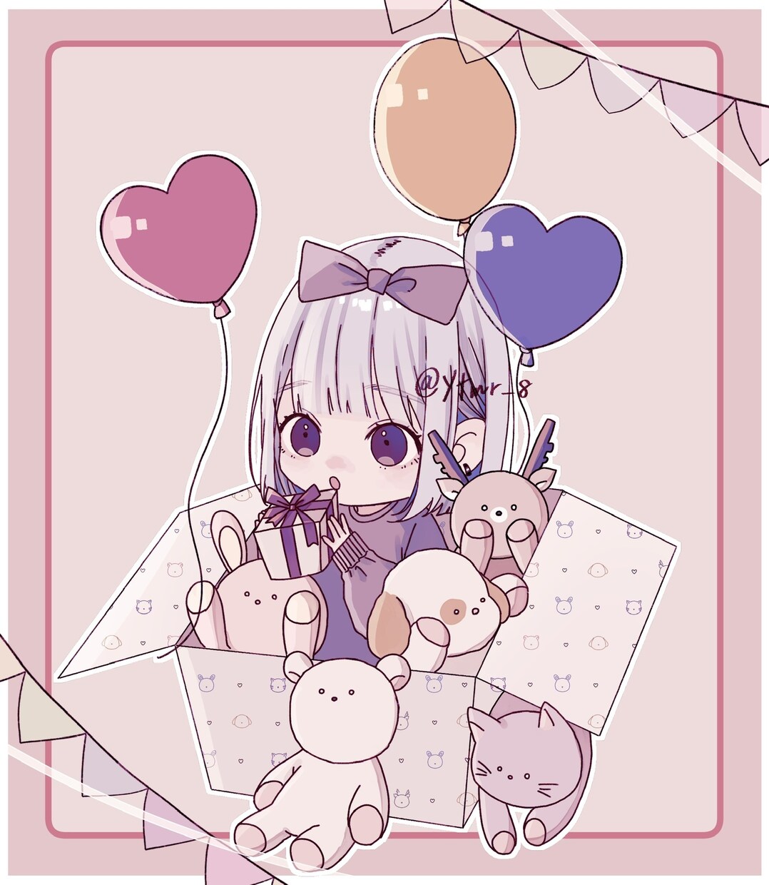 かわいいミニキャラ作成します 可愛いデフォルメイラストで、サムネやグッズを華やかに！ イメージ8