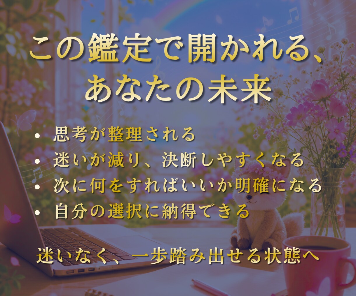 人生の迷いを整理し本心を読み解きます 迷いの原因を整理し前向きに進める状態へ イメージ3
