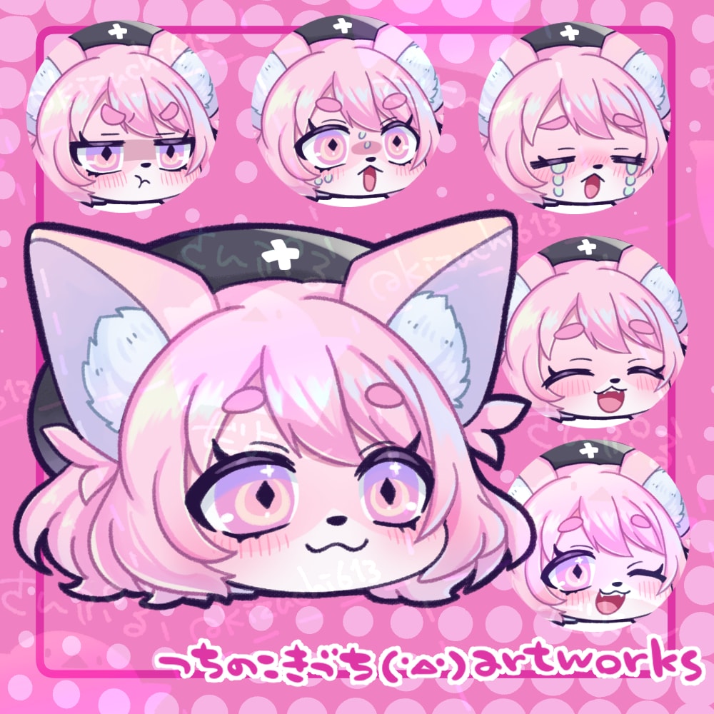 完全おまかせで顔だけデフォルメイラストを制作します 下描き提出、修正なしの安価プランです。 イメージ5