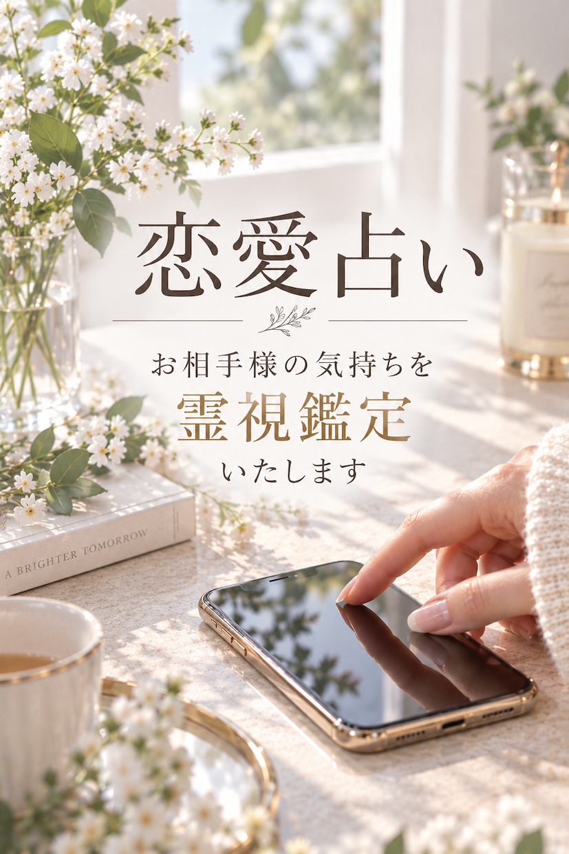 恋愛お悩み霊視占い お相手様を視させていただきます 気持ち。相性。その方の性質。嘘をついているか イメージ1