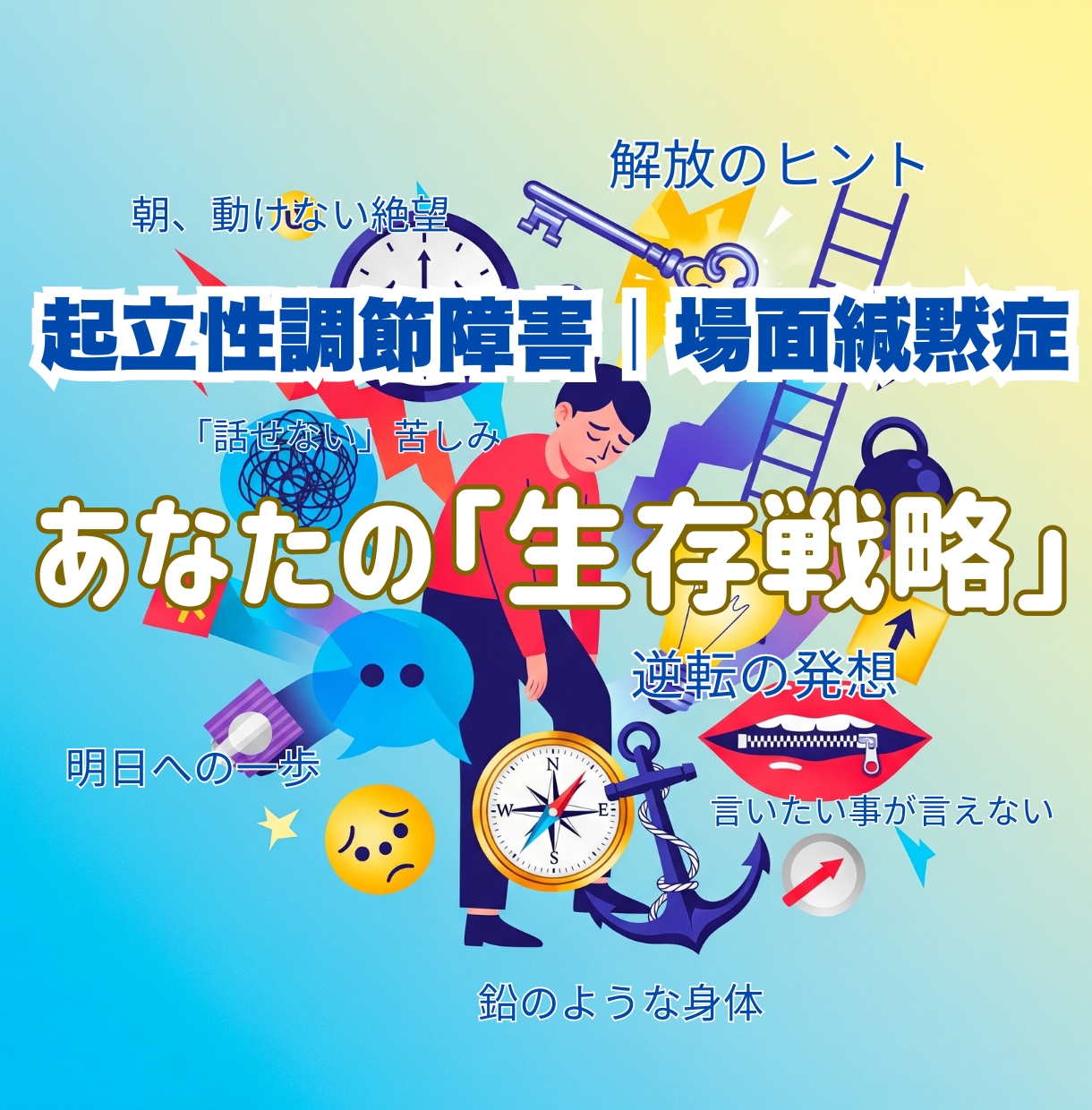 朝、起きられない・上手く話せないを一緒に楽にします 起立性調節障害／場面緘黙症、元当事者の私が寄り添います！ イメージ1