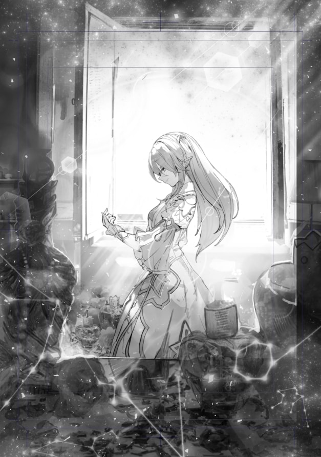 モノクロ挿絵お描きします ＊雰囲気、世界観を大事に描かせて頂きます。 イメージ1