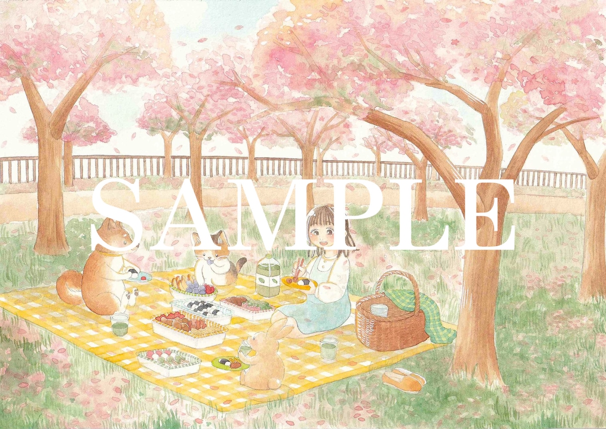 水彩やデジタルで温かみのあるイラストをお描きします プレゼントやお祝いなどにもいかがでしょうか＊ イメージ8