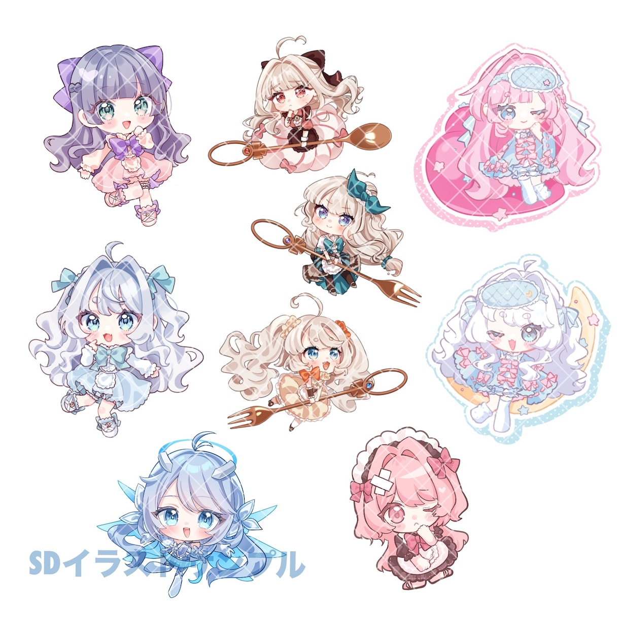 企業実績あり❁⃘イラスト制作承ります 商用利用可！グッズデザインやデータ制作もお任せ下さい♪ イメージ9