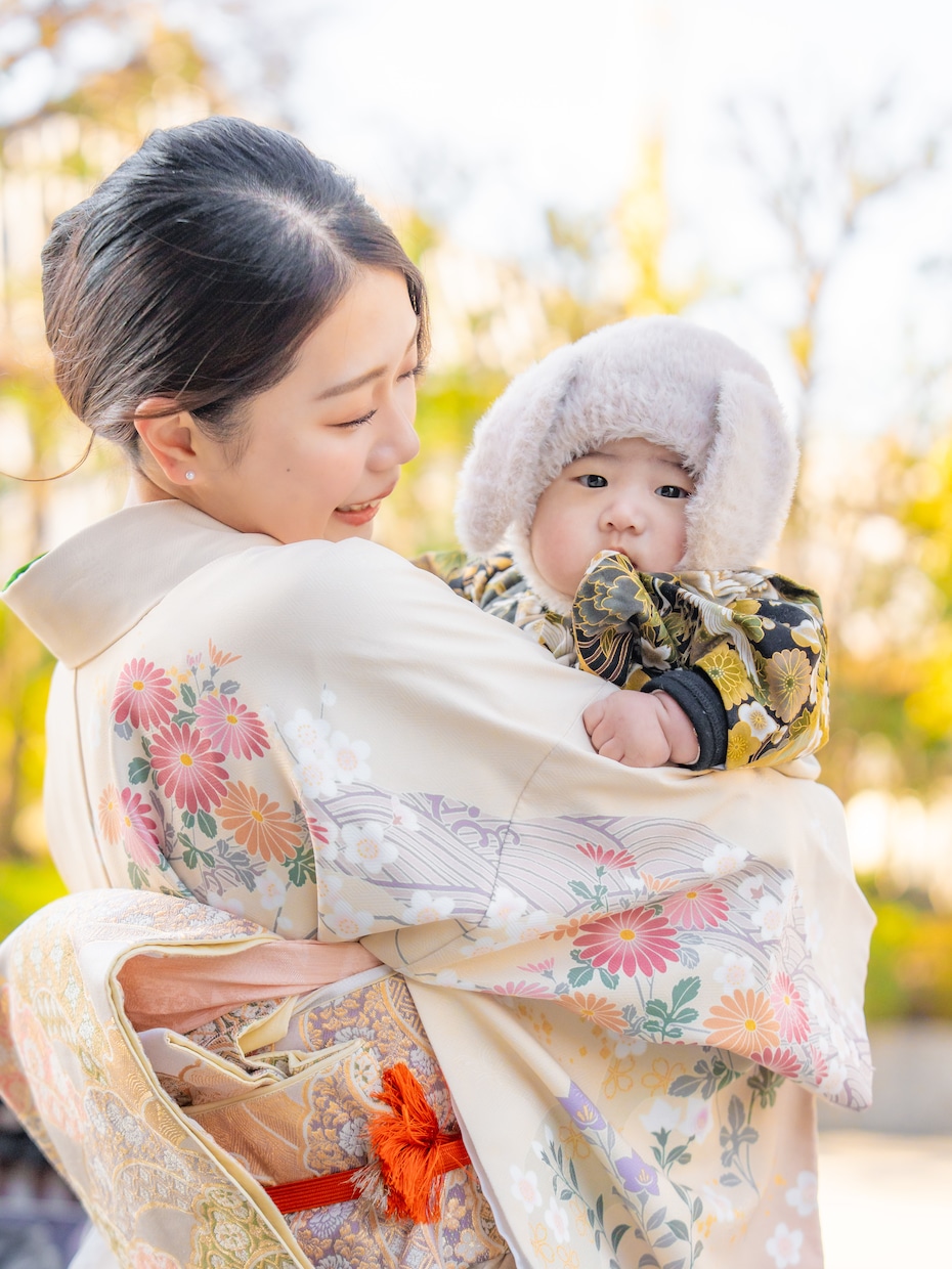 産着・小物レンタル◎お宮参り・七五三の撮影します 産着のレンタル・番傘や扇子なども沢山！SNS映え必須！ イメージ1