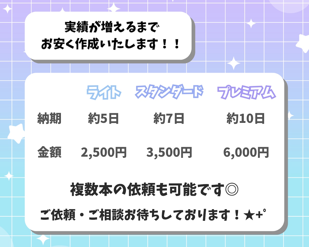 歌ってみたショート動画作成いたします どんな系統の曲でもお任せください！ イメージ1