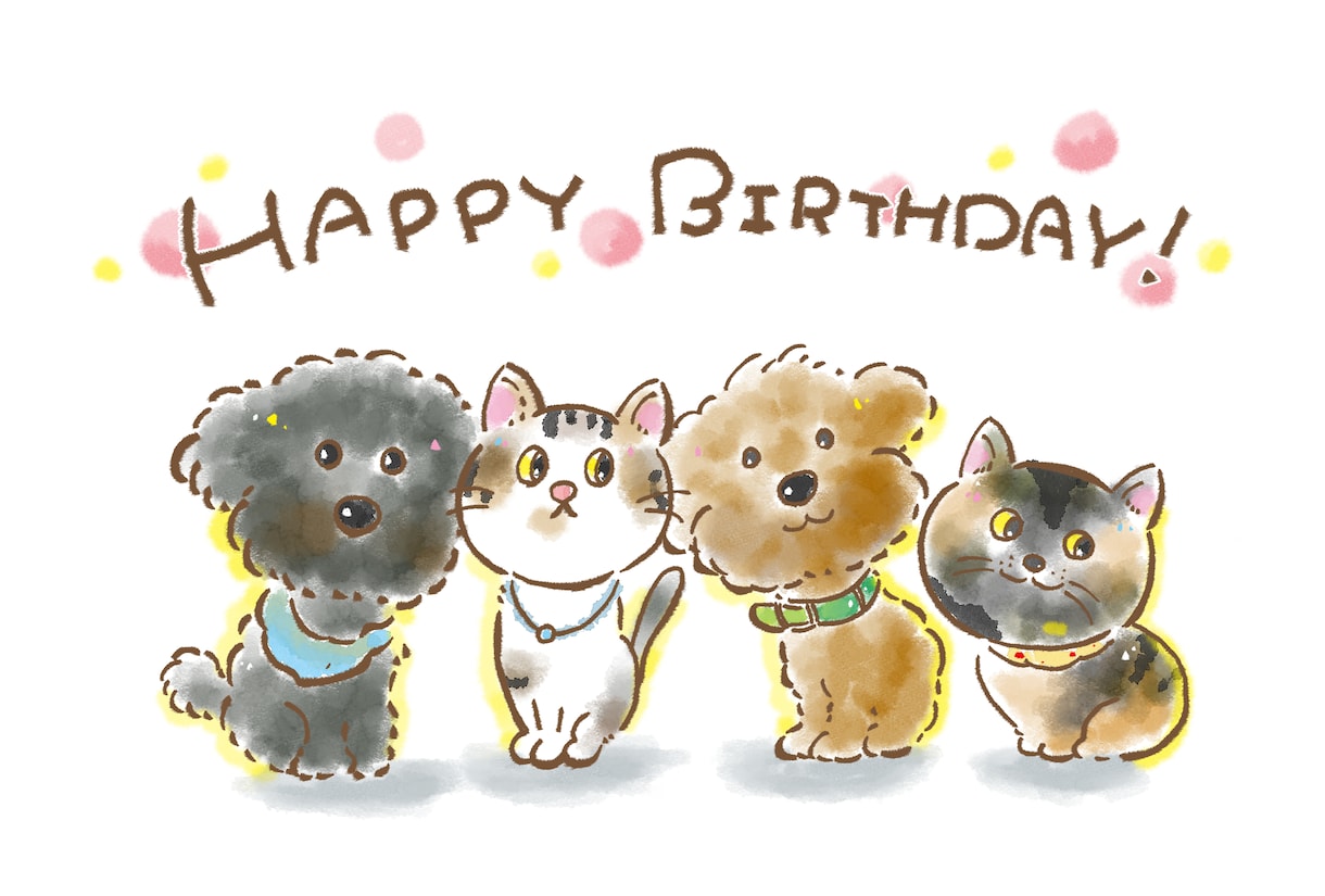 ひと・動物 水彩画タッチイラストを描きます 【こどものイラスト、挿し絵、似顔絵など。】 イメージ3