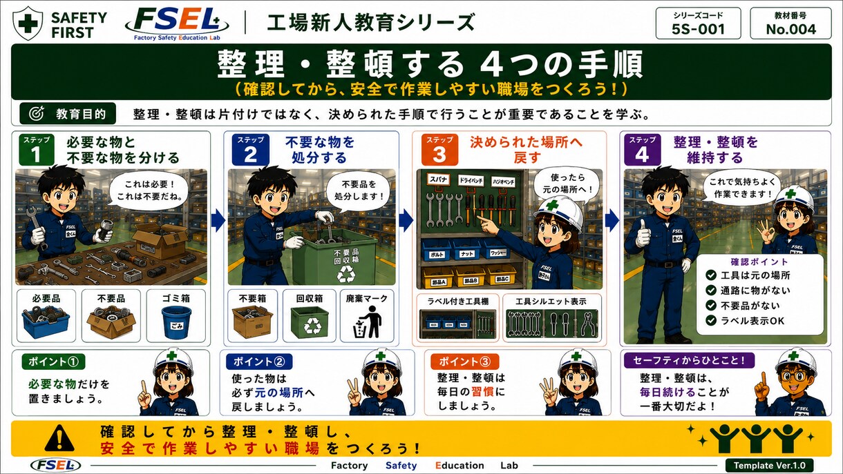 工場安全教育資料を制作します 現場で伝わるイラスト教材を制作します イメージ10