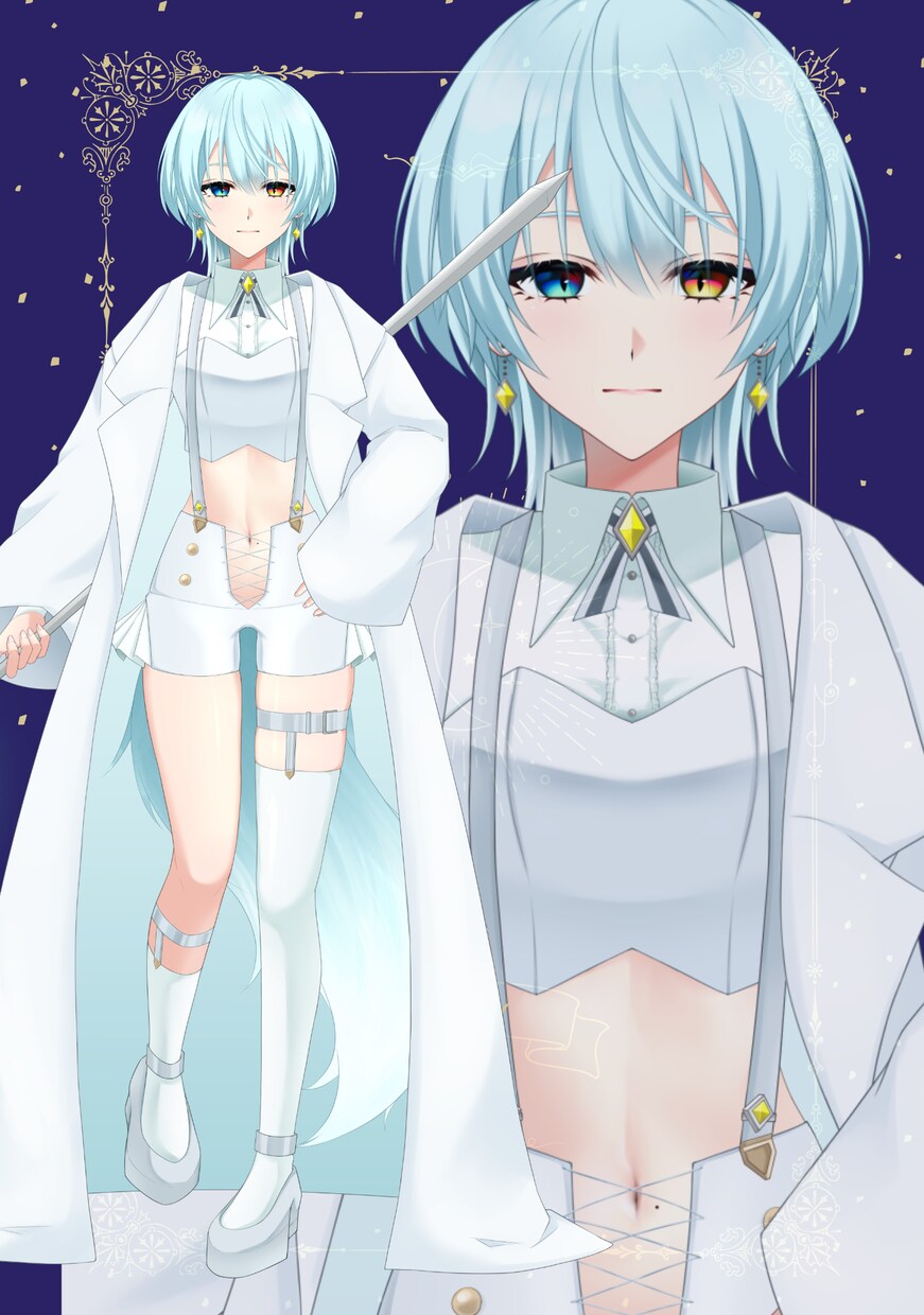 Vtuberの立ち絵/パーツ分け描きます IRIAM用の立ち絵も承ります。 イメージ2