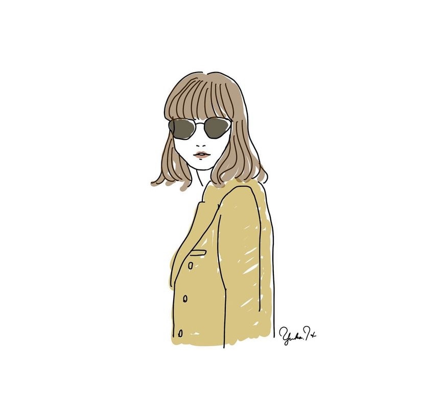 海外雑誌のような女性モデルのイラストを描きます パリジェンヌ感！かっこいい女性のポーズを描きます❤︎ イメージ3