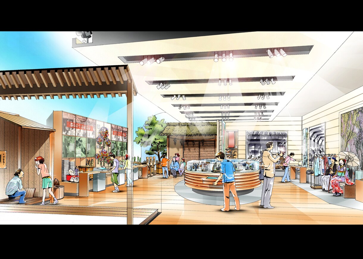 手描きパース イメージスケッチ等 製作します 楽しそうなパースをお求めの方、プロのお仕事をさせて頂きます。 イメージ7