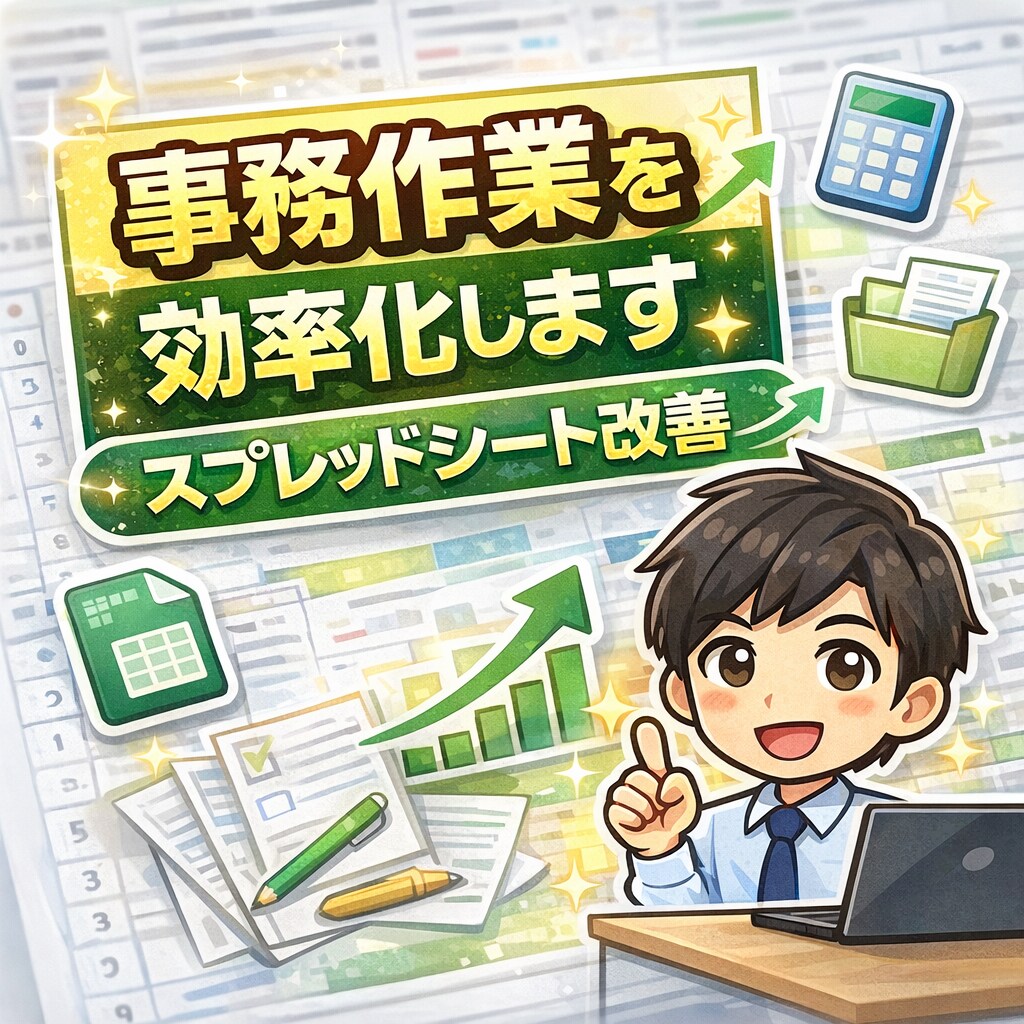 ぐちゃぐちゃなスプレッドシート整理します 使いにくいシートを効率的に整理します業務効率化・見やすく改善 イメージ1