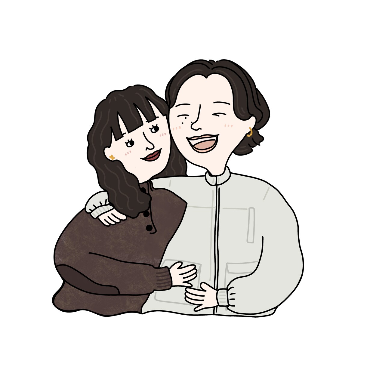 ひとくせイラスト、アイコン、ロゴ描きます SNSアイコンや特別な日の記念に！心込めて作成します！ イメージ5