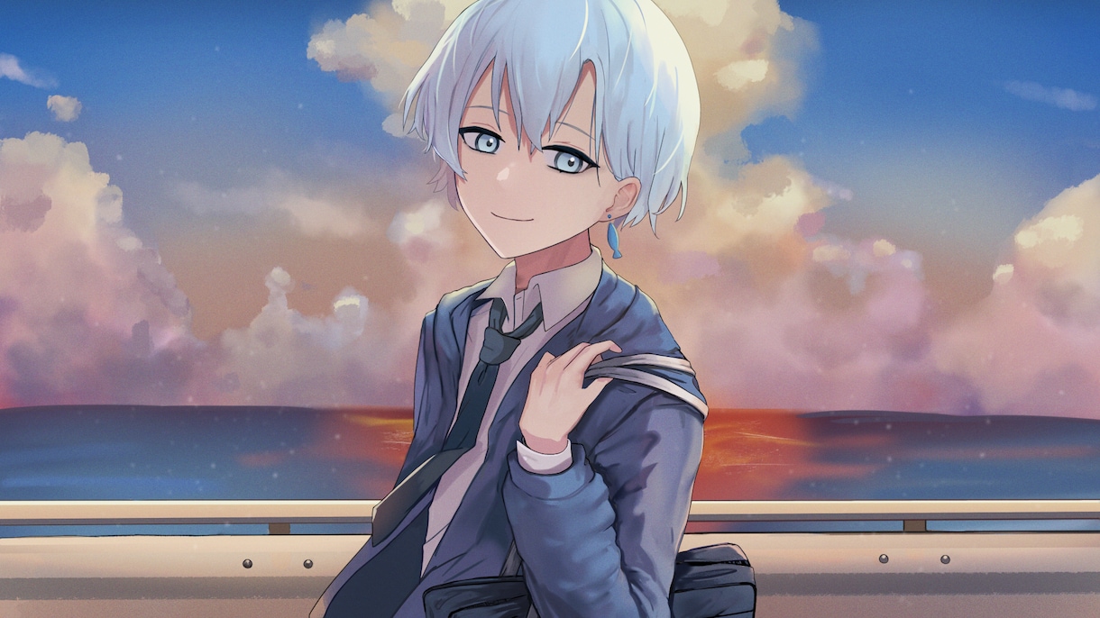 歌ってみた動画のカバーイラストを制作します あなただけのキャラクターイラストで動画のクオリティアップ イメージ3
