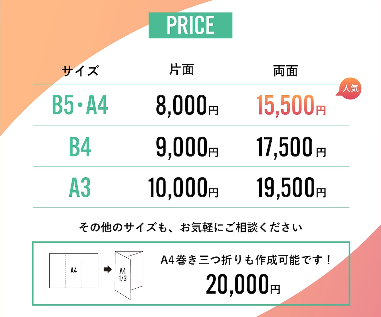 プロが格安でチラシ・パンフレットのデザインをします 初めてのチラシ作成、購入の方も親切丁寧に対応いたします！ イメージ2