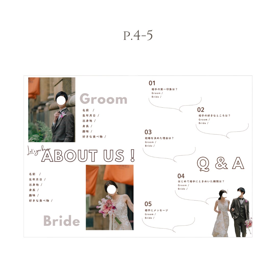 おしゃれな雑誌風プロフィールブックが作れます 選べる２種類の表紙デザイン！マニュアル付きで簡単に❤︎ イメージ7