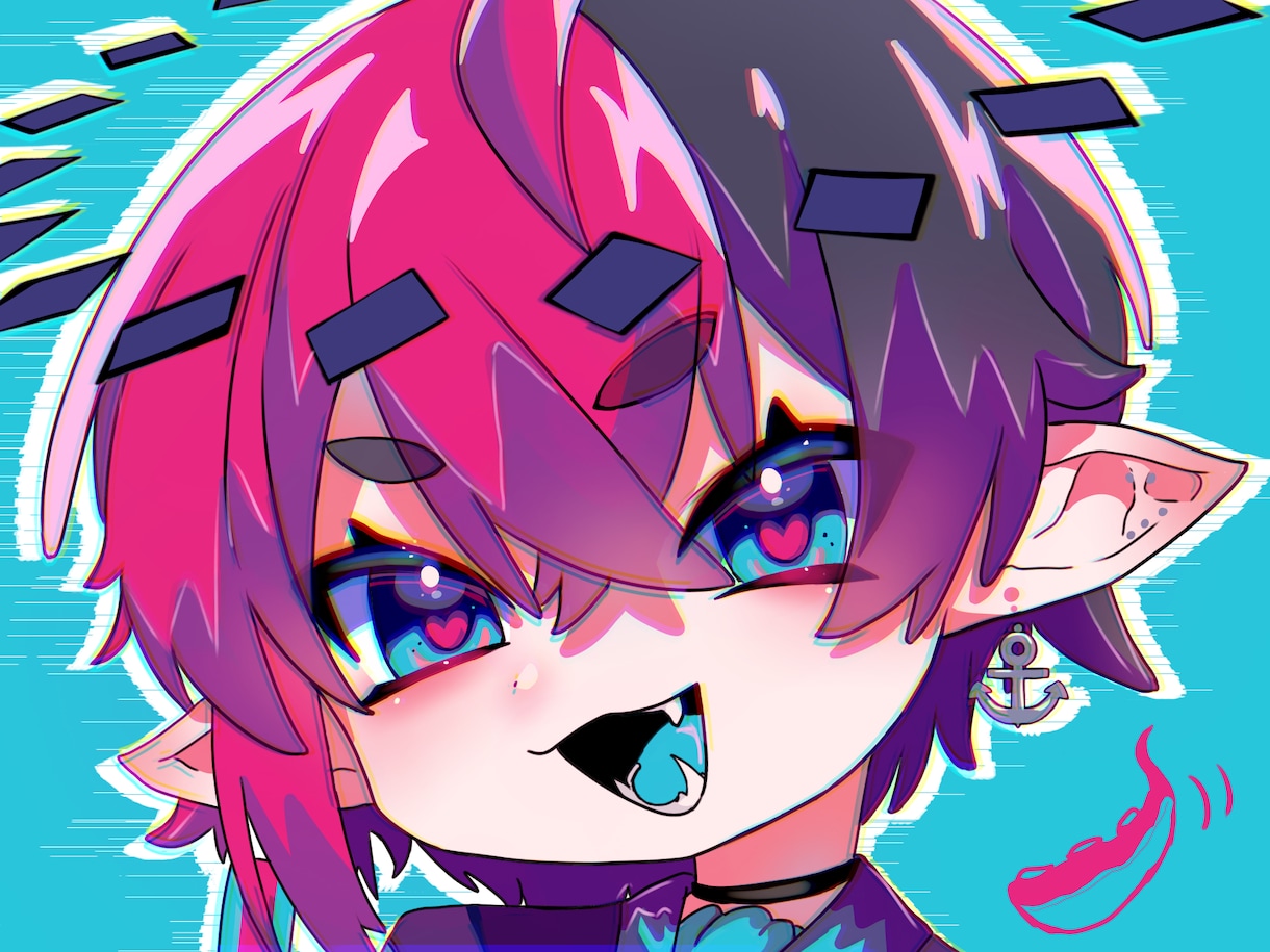 オリジナルアイコン描きます TwitterやYouTubeのアイコンなど描きます。 イメージ2