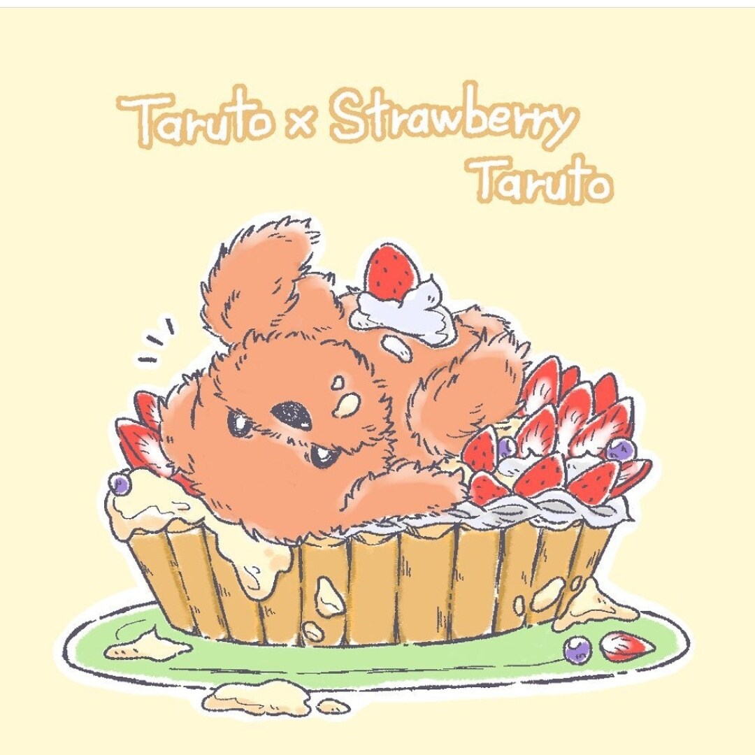 動物・ペット×お菓子イラスト☆かわいく描きます 犬・猫・鳥どんな子でも・商用利用オプション有・ラフまで無料 イメージ4