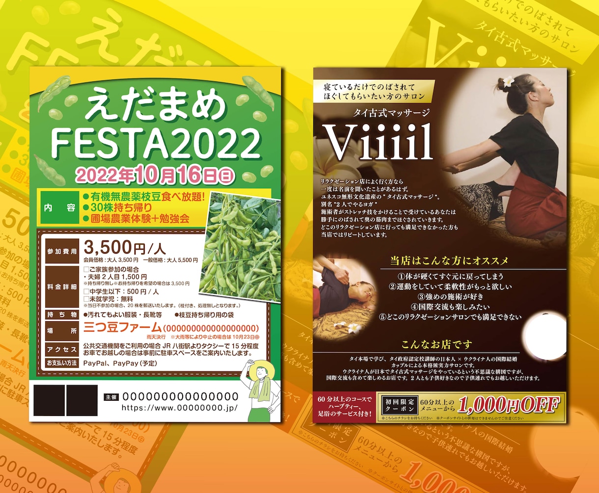 限定価格　9月末まで効果的な広告デザインします デザインのみもOK！チラシの印刷手配まで代理入稿も可能です イメージ8