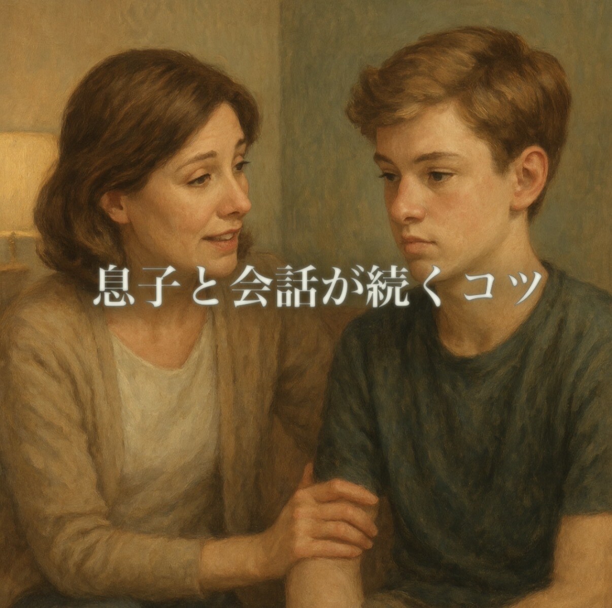 息子と会話が続かない…を解決します 男子が“話しやすい言葉”にはコツがあります。 イメージ1
