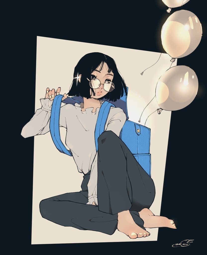 お洒落な1枚イラストを描きます お洒落＆かわいさのあるイラストが好きな方にオススメします イメージ4