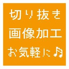 画像の切り抜きを500円で3枚まで承ります イメージ1