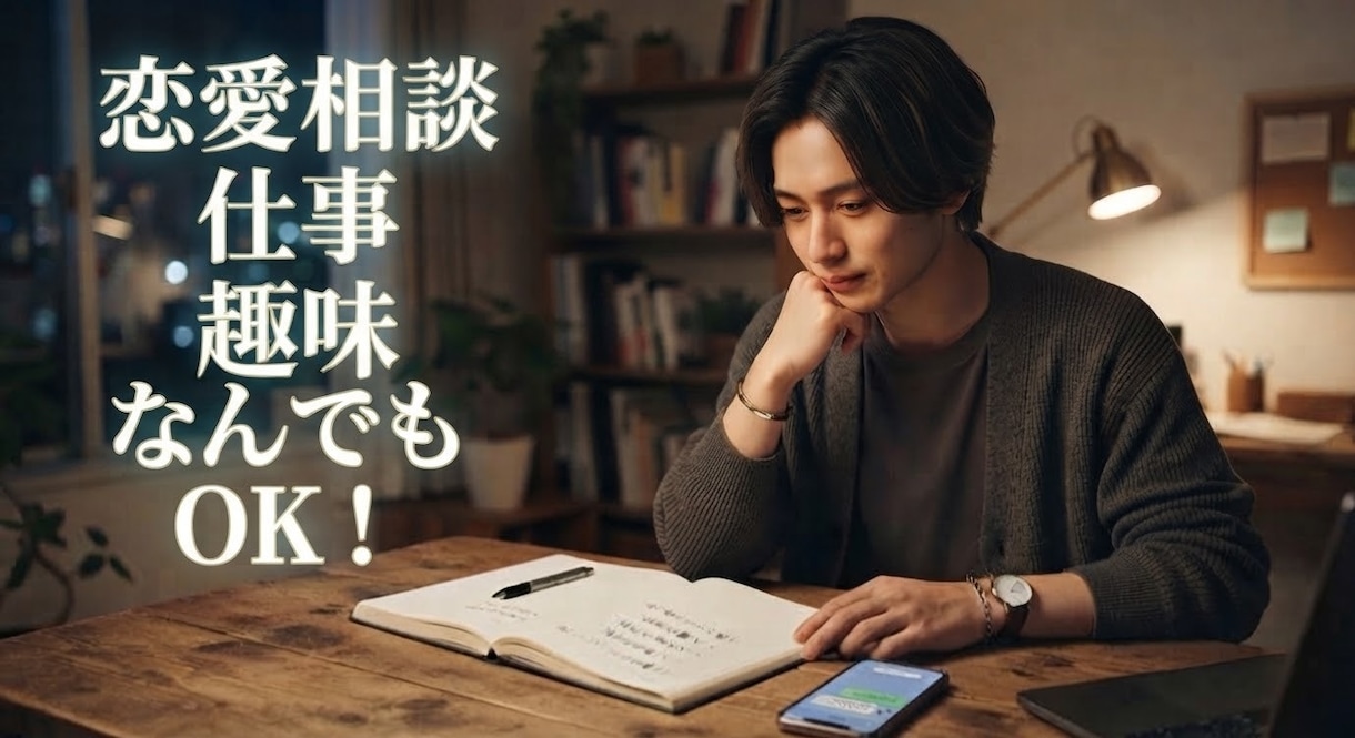恋愛✨️仕事✨️趣味✨️なんでも聞きます あなたの日常の助けになれるよう頑張ります！ イメージ1