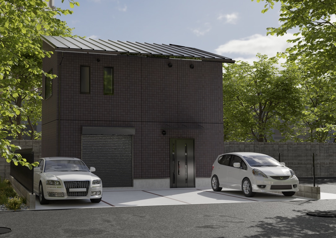 建築外観パース(戸建)作成します 3DCGパースでプレゼンテーション資料に説得力をもたせます‼ イメージ4