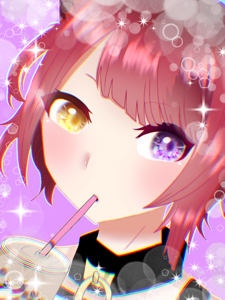 きらきらかわいい女の子らしいアイコンかきます いかにも女の子らしいアイコンかきます イメージ5