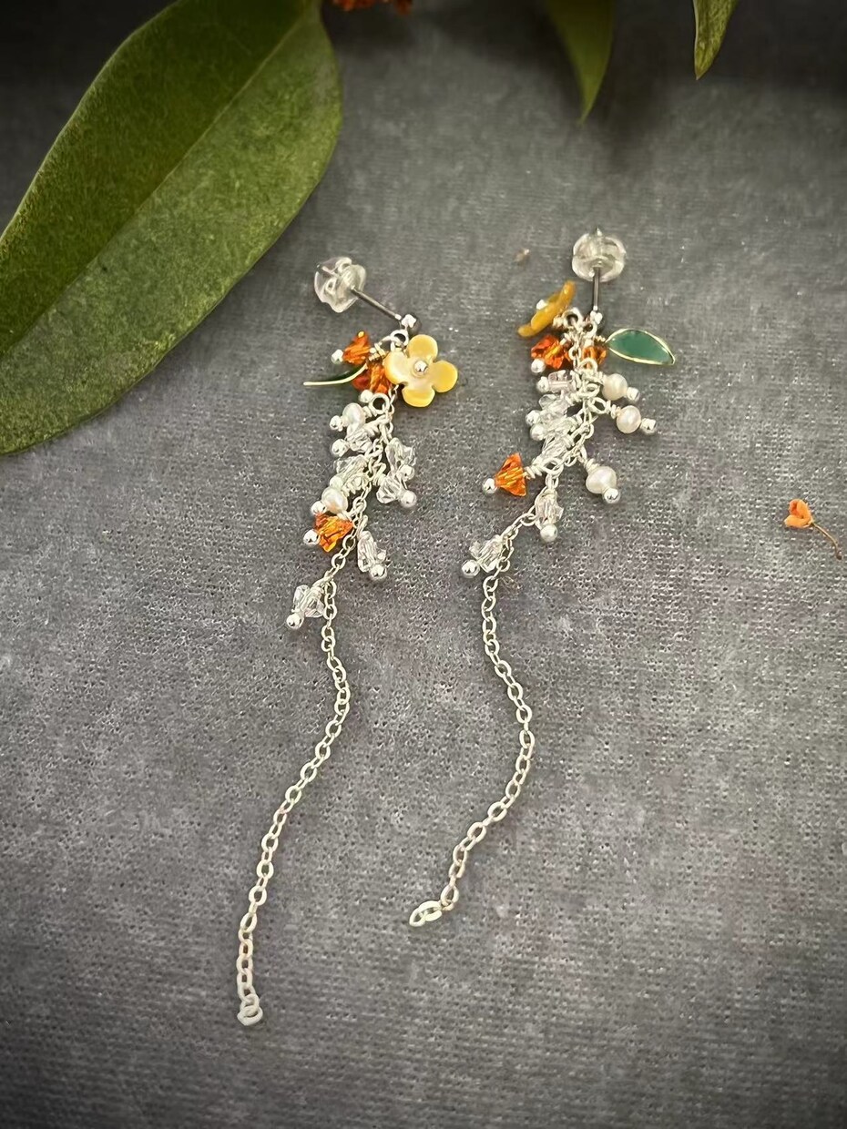 ディップアートで花のアクセサリーをお作りします ご希望の色、アクセサリーの種類、大きさをご記入ください。 イメージ4