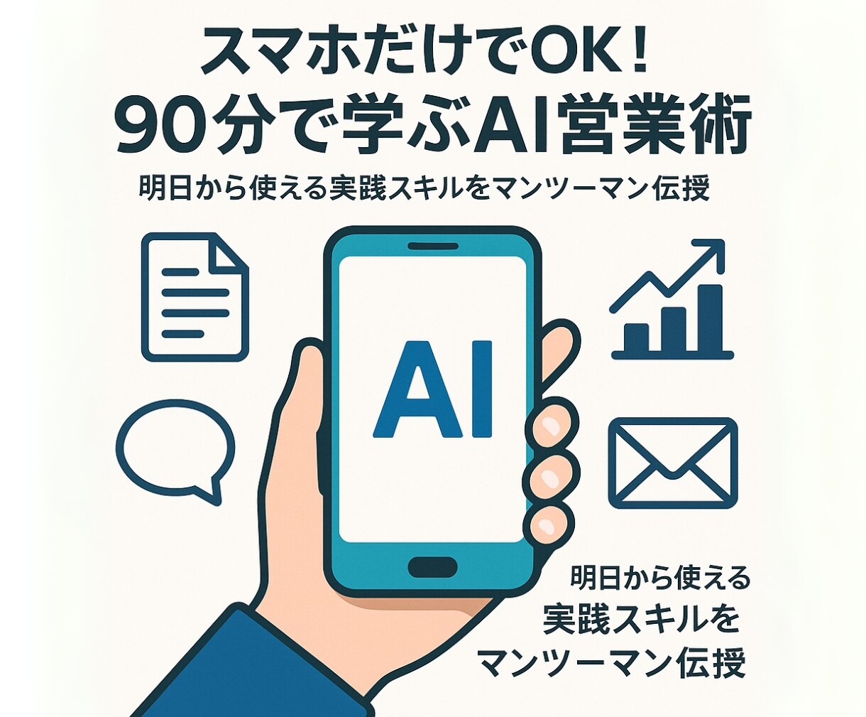 IT苦手営業マン必見！AI活用できるようにします IT知識ゼロでも即日から使える営業特化AI活用術を伝授！！ イメージ3