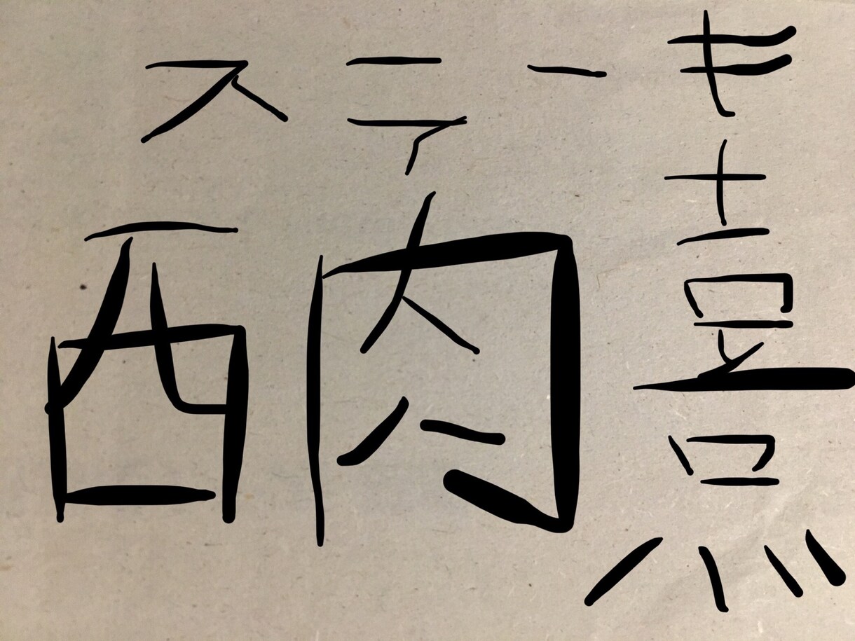 お店の当て字を格安で作りますます 当て字にも熟字訓とも取れるように作ります！ イメージ1