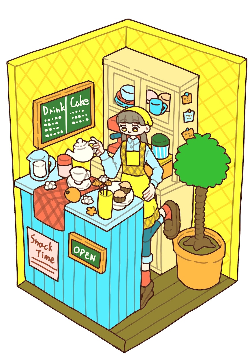 ポップでカラフルなキャラクターイラストお描きします あなたの好きを世界ごと描きます。 イメージ4