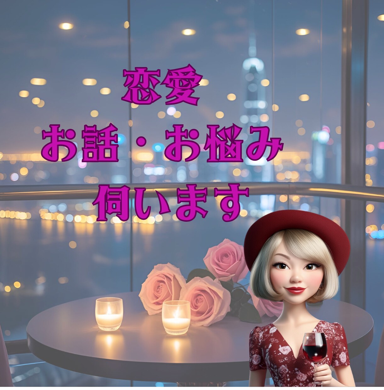 電話恋愛相談❤貴方の恋を応援します 大人の恋の為に、経験豊富なヒカリが愛あるアドバイスを致します イメージ2