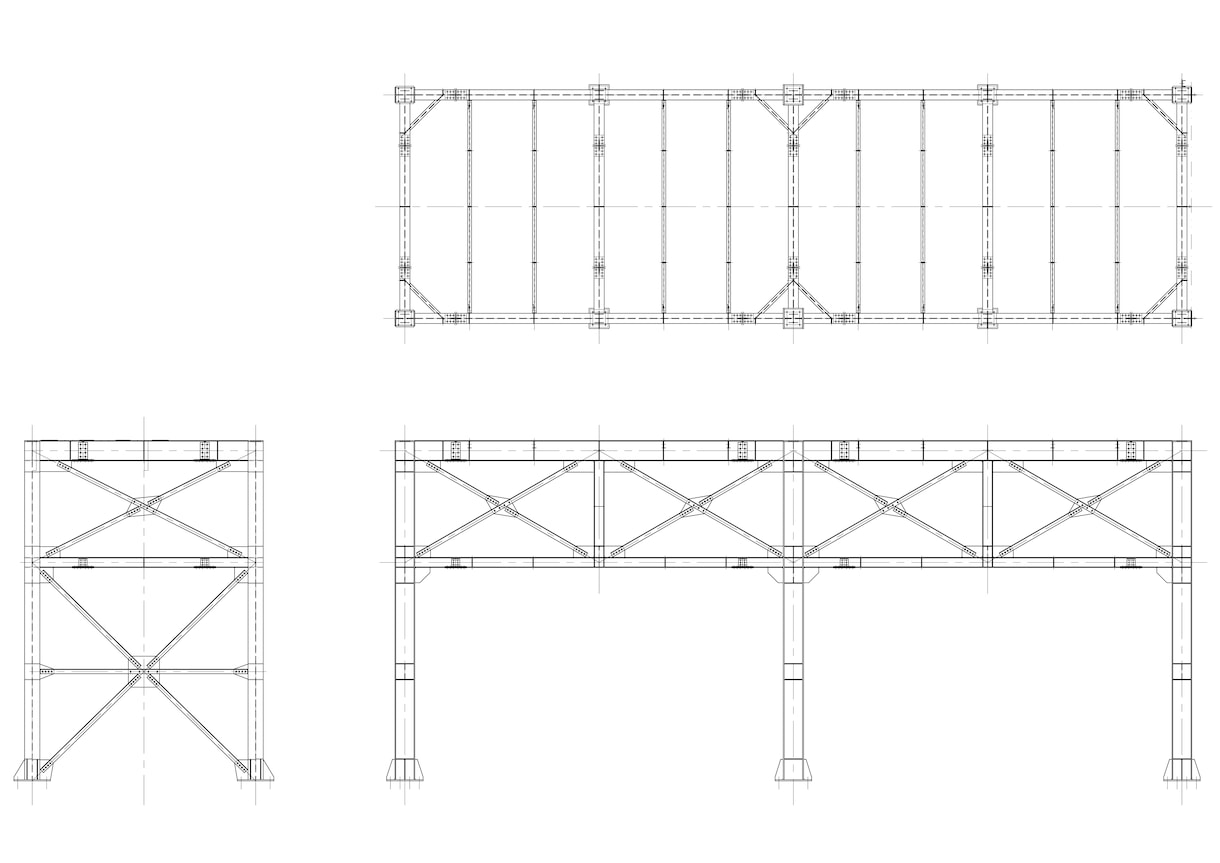 見積無料！CAD作図（2D）外注作業請け負います AutoCAD　組立図作図・分解　詳細図バラシ イメージ6