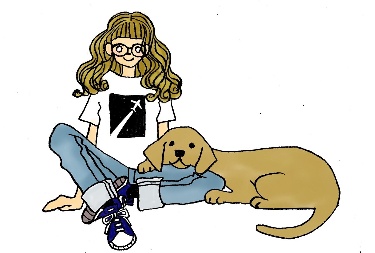 キャッチーでかわいいシンプルイラストを描きます シンプルでオシャレ　チャーミングな人物イラスト描きます イメージ7