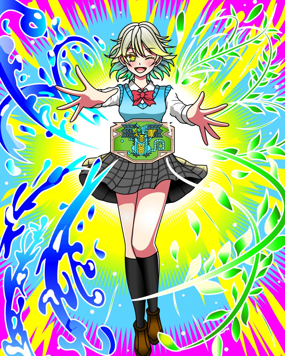 AdobeIllustratorでイラスト描きます 鮮やかな色彩とハッキリした線画で印象に残る一枚を制作します。 イメージ4
