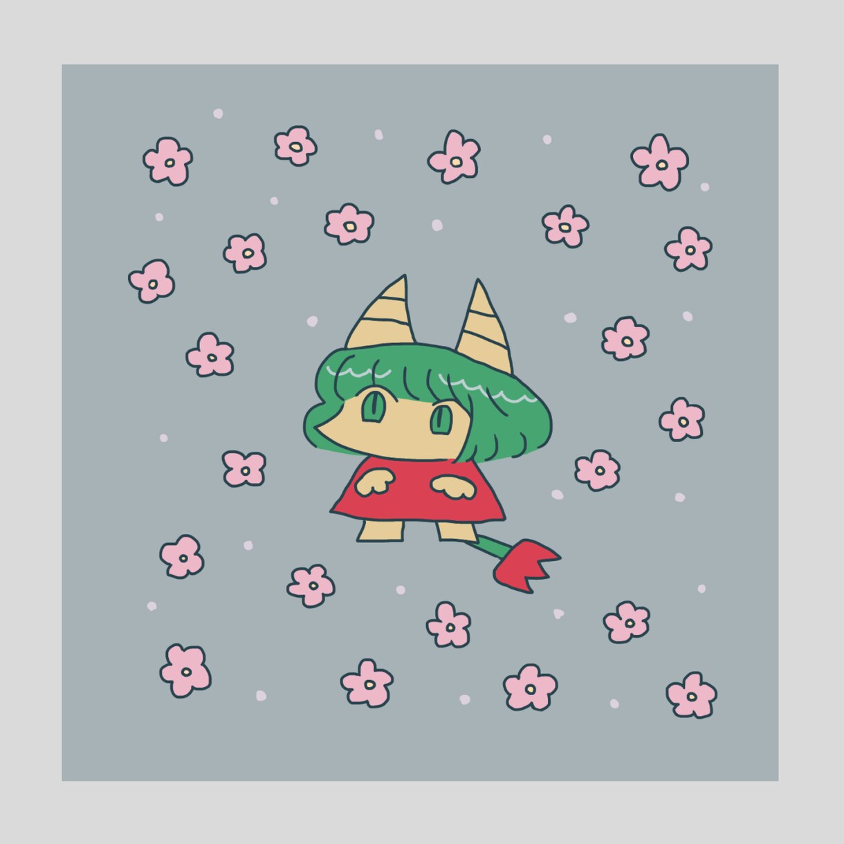 デフォルメイラストを作成します シンプルなダーク/メルヘンなイラストをお求めの方へ イメージ1