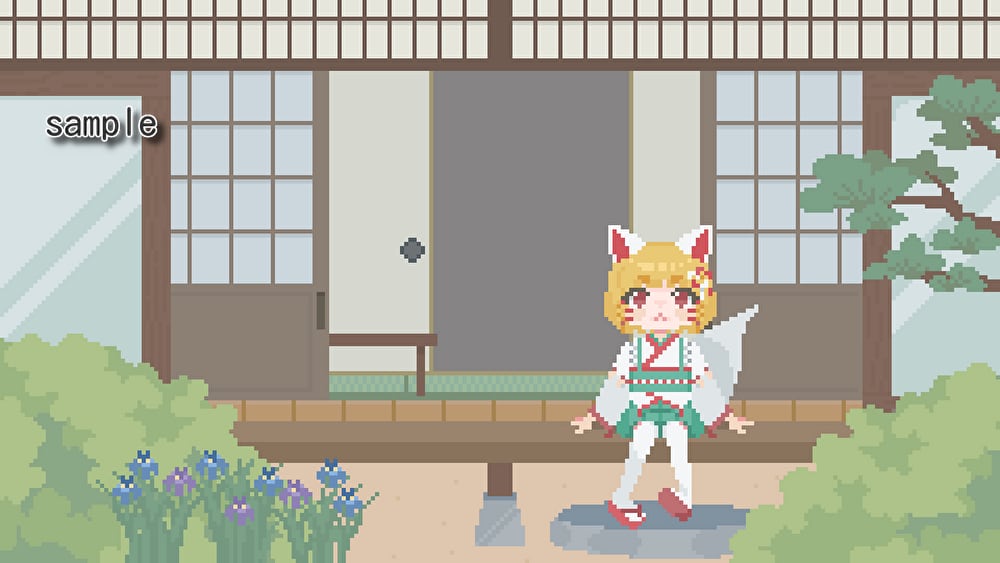 ドット絵アニメをMVや配信待機画面用に作ります 動くドット絵ループGIFで印象に残るMV・待機画面に！ イメージ5